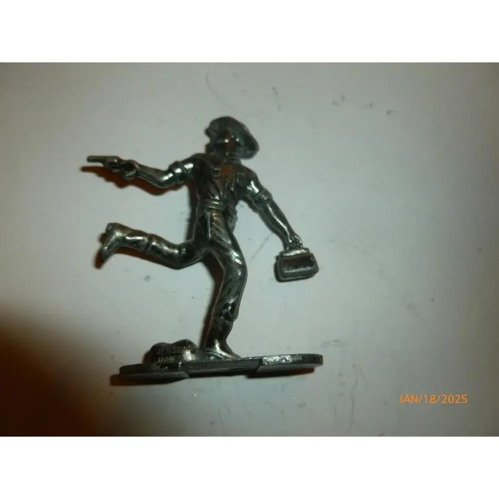 Vintage Jesse James Pewter‎ Figure Miniature Figurine 2.5